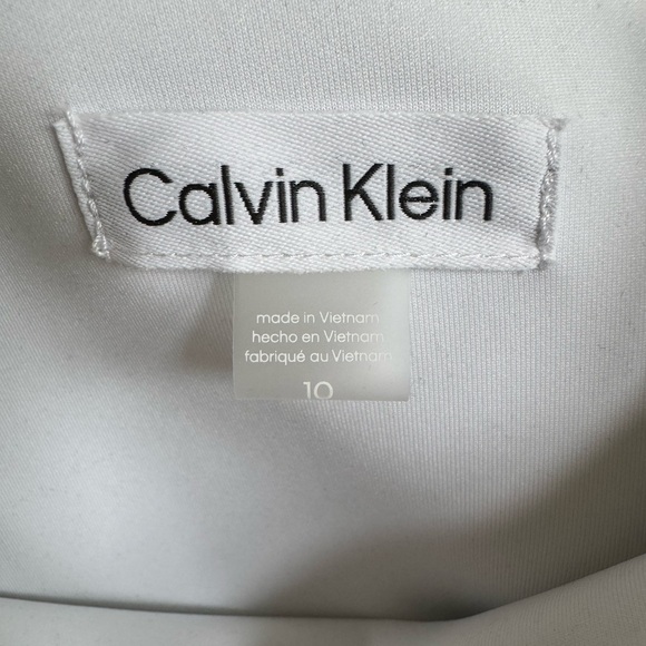Calvin Klein, brand new, black and white classy sleeveless dress size 10 - Picture 2 of 4